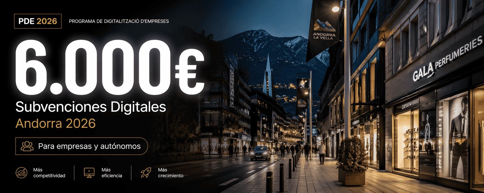 Digital Grants Andorra 2026 | PDE Programme up to €6,000 | AD700
